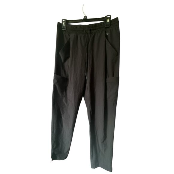 Apana Women’s Black Drawstring  Athletic Sporty Yoga Style Pants Sz M - Picture 1 of 6